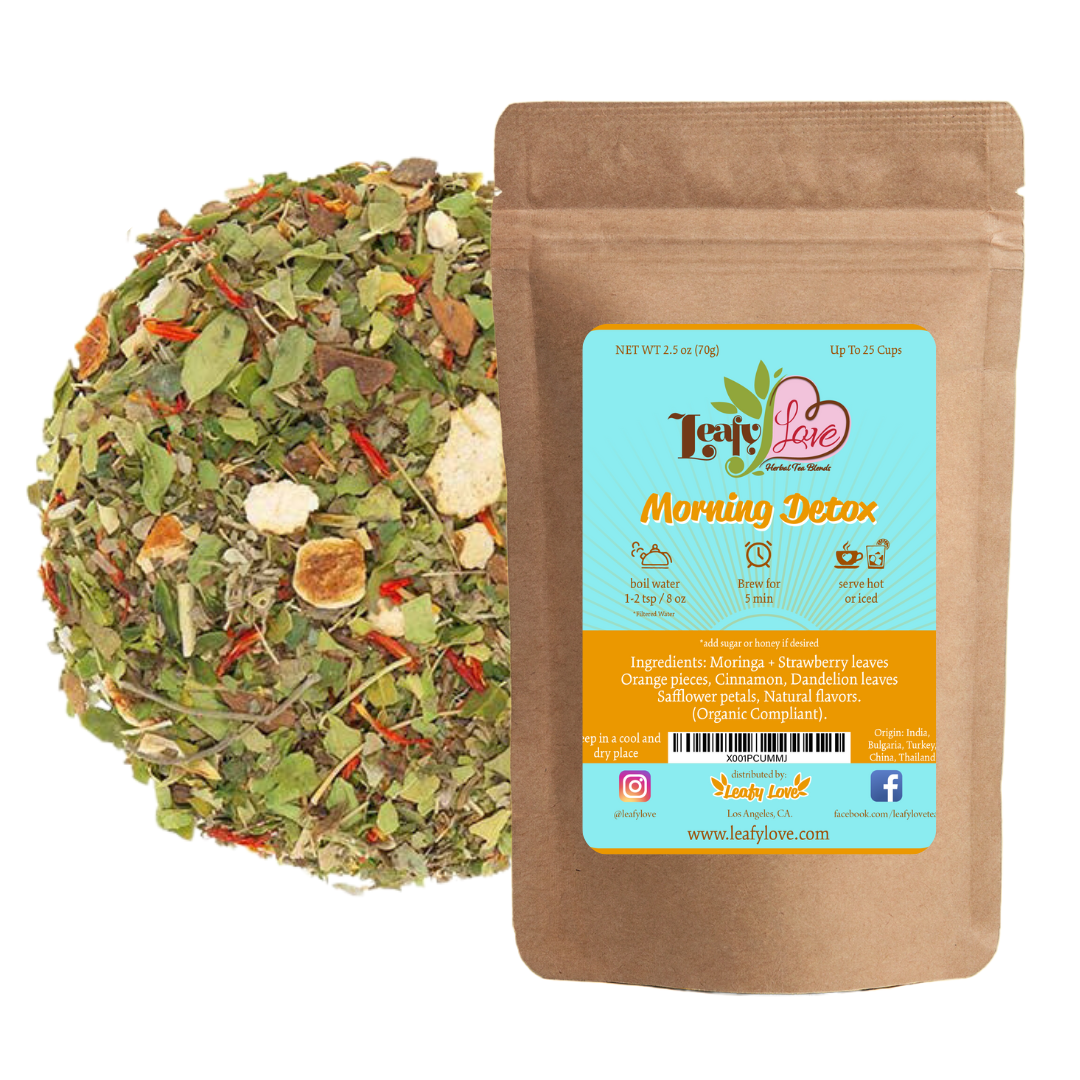 アリシアスタン　Liv Leafy Flow Leafy Love Morning Detox – Leafy Love Tea