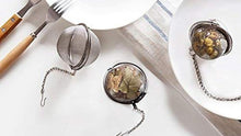 Load image into Gallery viewer, Stainless Steel Mesh Ball Tea Infuser Strainer - Leafy Love Herbal Tea Blends