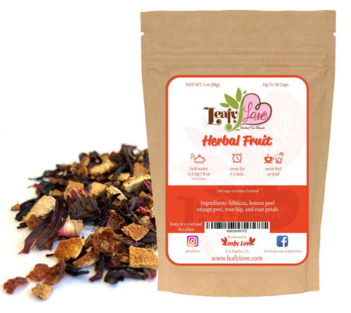 Leafy Love Herbal Fruit Blend - Leafy Love Herbal Tea Blends