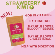 Load image into Gallery viewer, Leafy Love Strawberry Kiwi Blend - Leafy Love Herbal Tea Blends
