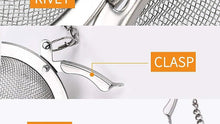 Load image into Gallery viewer, Stainless Steel Mesh Ball Tea Infuser Strainer - Leafy Love Herbal Tea Blends