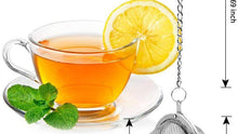 Load image into Gallery viewer, Stainless Steel Mesh Ball Tea Infuser Strainer - Leafy Love Herbal Tea Blends