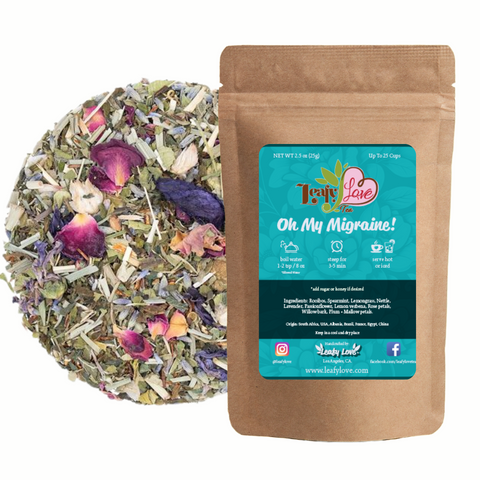 Leafy Love Oh my Migraine! - Leafy Love Tea