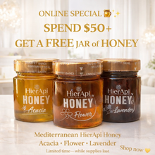 Load image into Gallery viewer, Mediterranean Floral Pure Natural Raw Sweet Honey - Leafy Love Tea
