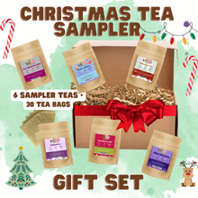 Load image into Gallery viewer, Christmas Tea Sampler Set (6) - Leafy Love Herbal Tea Blends
