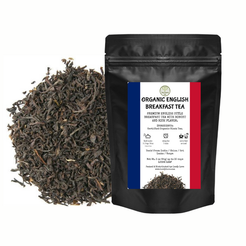 Leafy Love Organic English Breakfast - Leafy Love Herbal Tea Blends