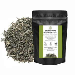 Leafy Love Organic Lucky Dragon Green Tea - Leafy Love Herbal Tea Blends