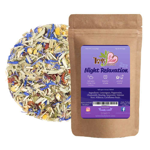 Leafy Love Night Relaxation - Leafy Love Herbal Tea Blends