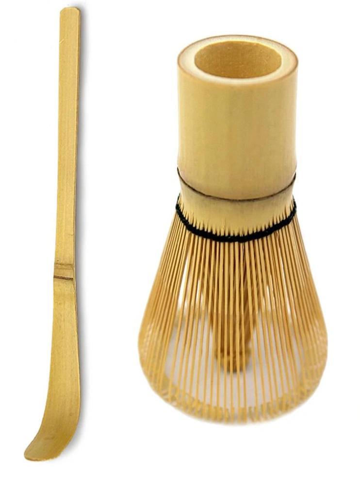 Leafy Love Bamboo Matcha Tea Whisk, and Small Spoon Set. - Leafy Love Herbal Tea Blends
