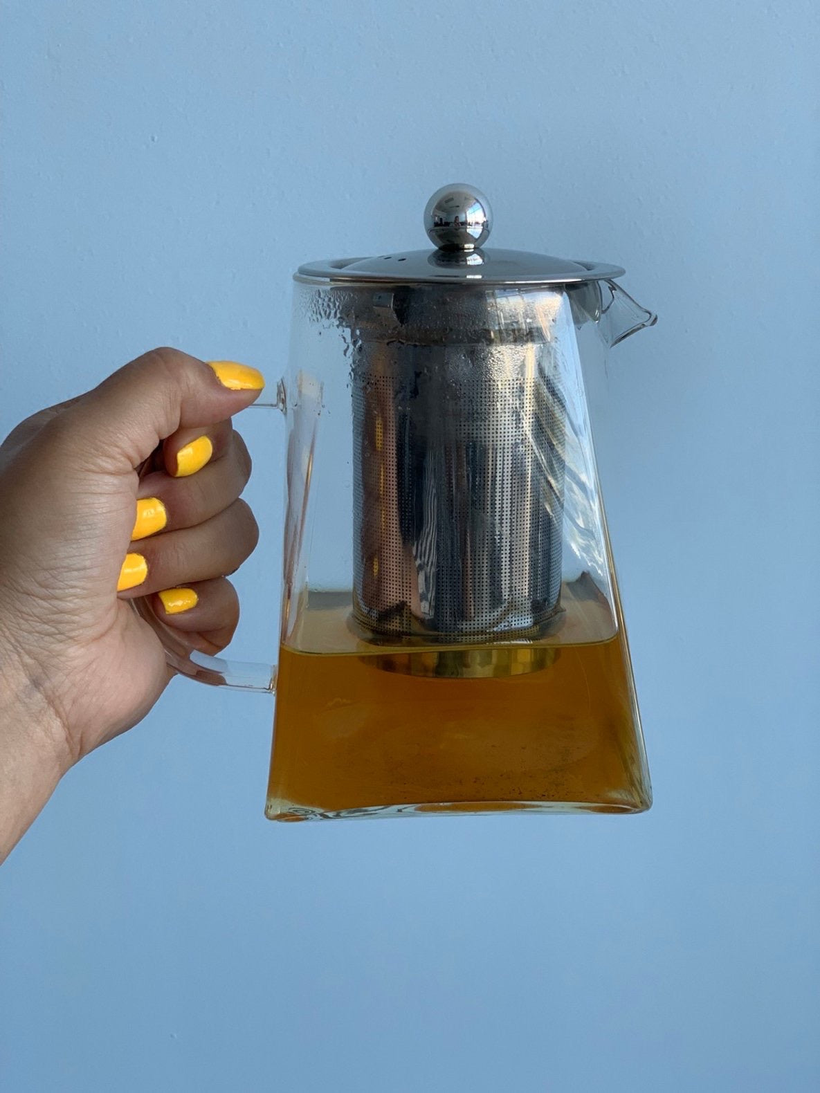 Heat Resistant Borosilicate Glass Teapot With Tea Infuser Filter Tea Kettle  Oolong Teapot