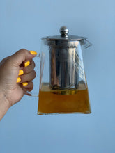 Load image into Gallery viewer, Leafy Love Glass Tea Pot with 2 Blends (of your choice) - Leafy Love Herbal Tea Blends
