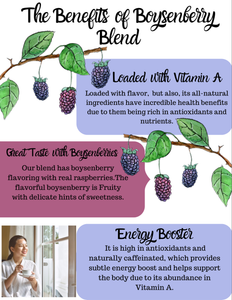 Leafy Love Boysenberry Blend - Leafy Love Herbal Tea Blends