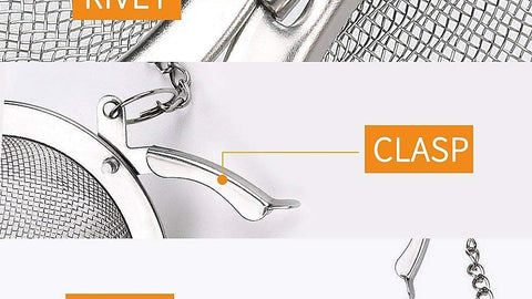 Stainless Steel Mesh Ball Tea Infuser Strainer - Leafy Love Herbal Tea Blends